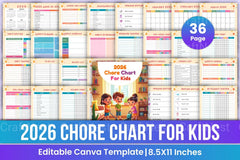 Chore Chart for Kids: Fun and Effective Organization Tool - CraftNest - Digital Crafting and Art