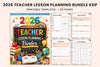 Teacher Lesson Planning Binder Planner
