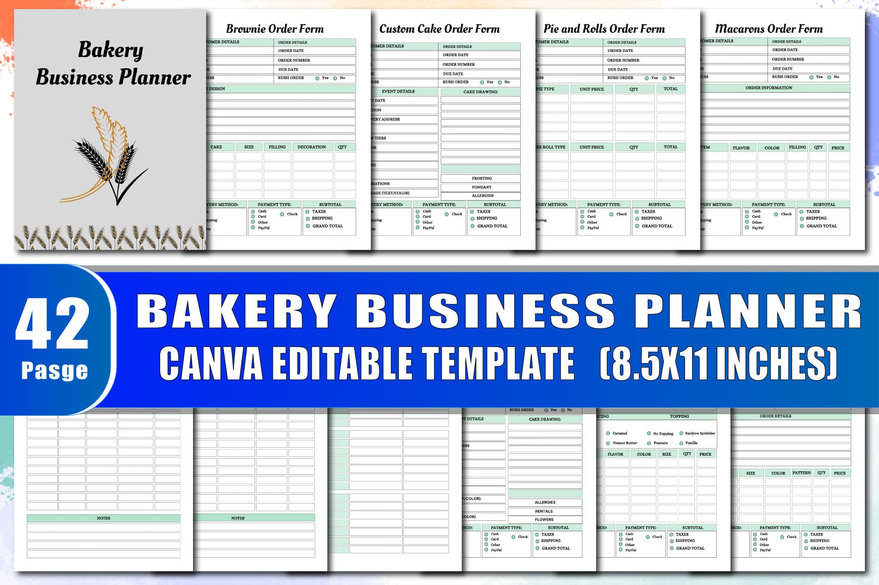 Bakery Business Planner
