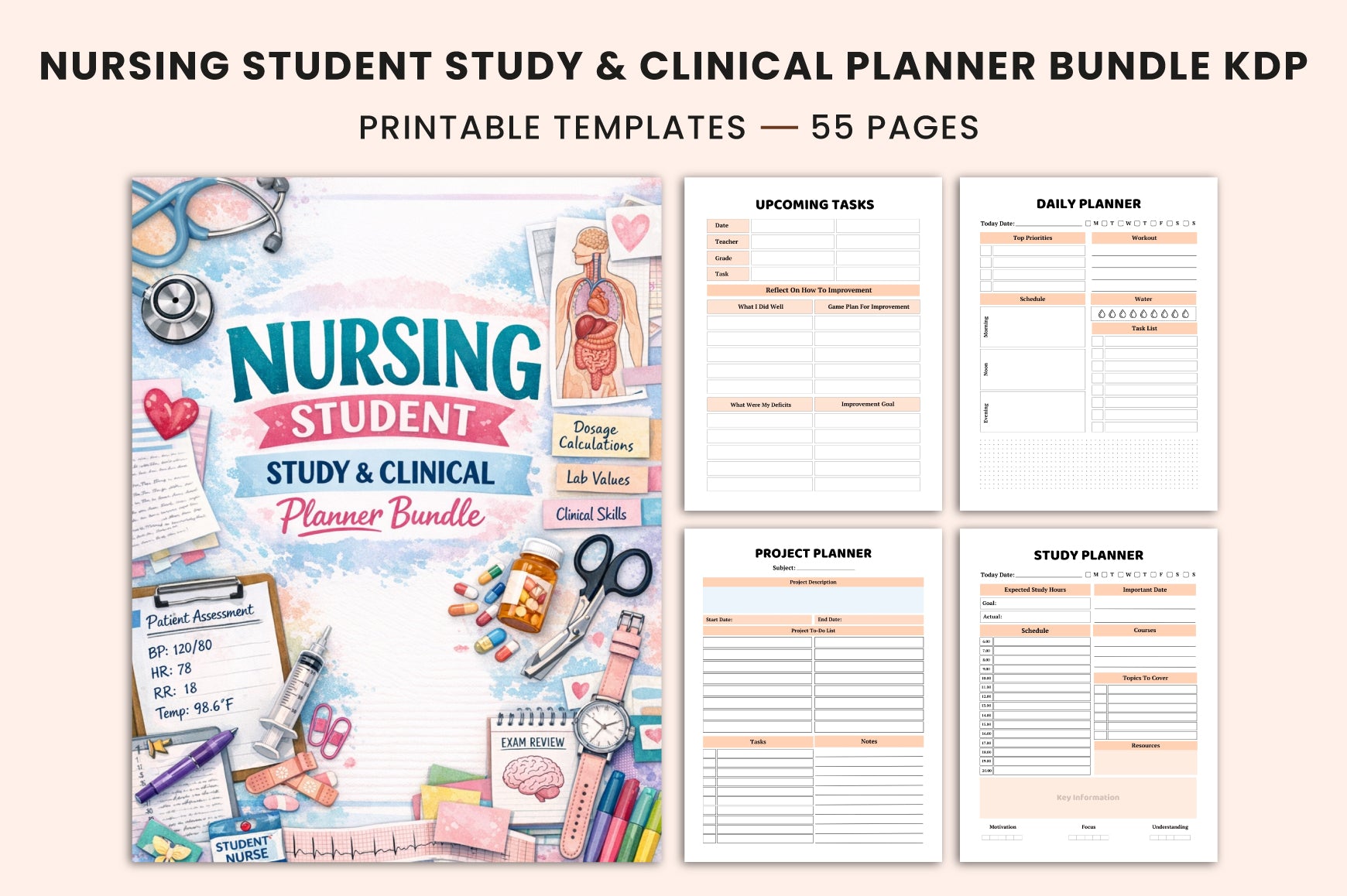 Nursing Student Clinical Study Planner