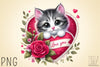 Love You Cat Valentine's Day Clipart Bundle 2