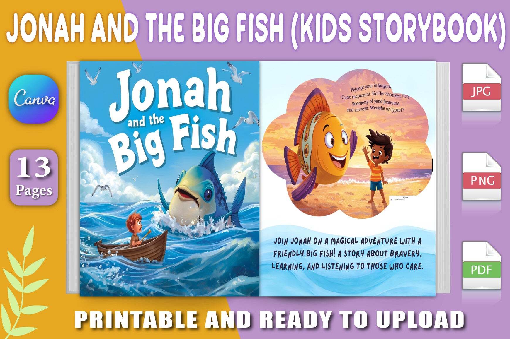 Jonah and the Big Fish Book