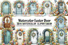 Easter Door Clipart Bundle - CraftNest - Digital Crafting and Art