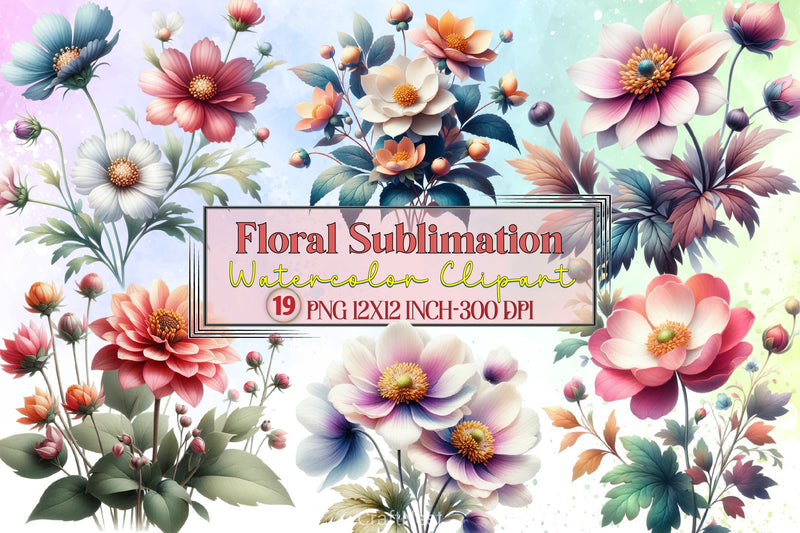 Floral Clipart Bundle - CraftNest - Digital Crafting and Art