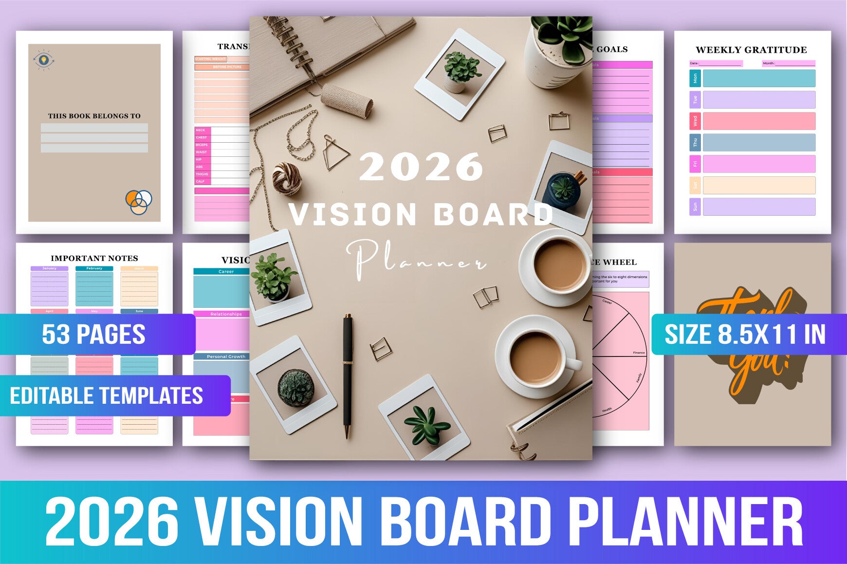 Vision Board Planner