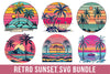 Retro Sunset SVG Bundle