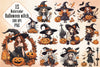 Halloween Witch Clipart Bundle 4