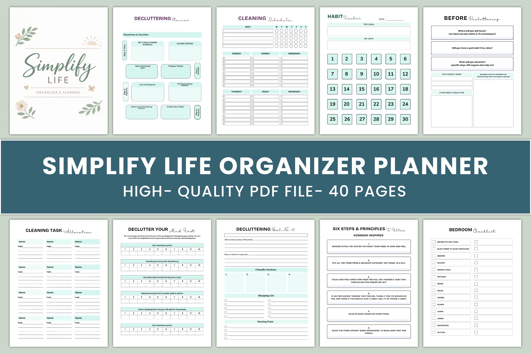 Simplify Life Planner