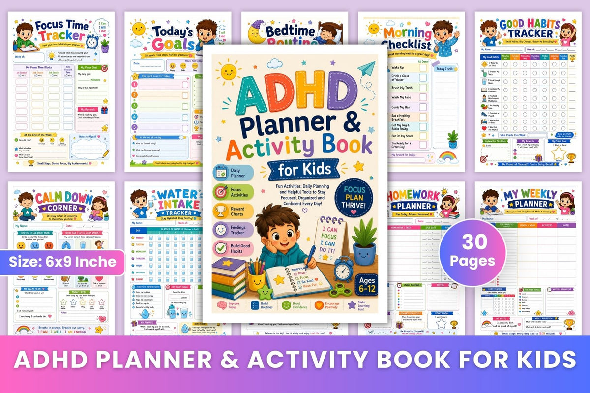 ADHD Activity Planner for Kids