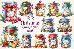 Christmas Cookie Jar Clipart Bundle 4 - CraftNest - Digital Crafting and Art