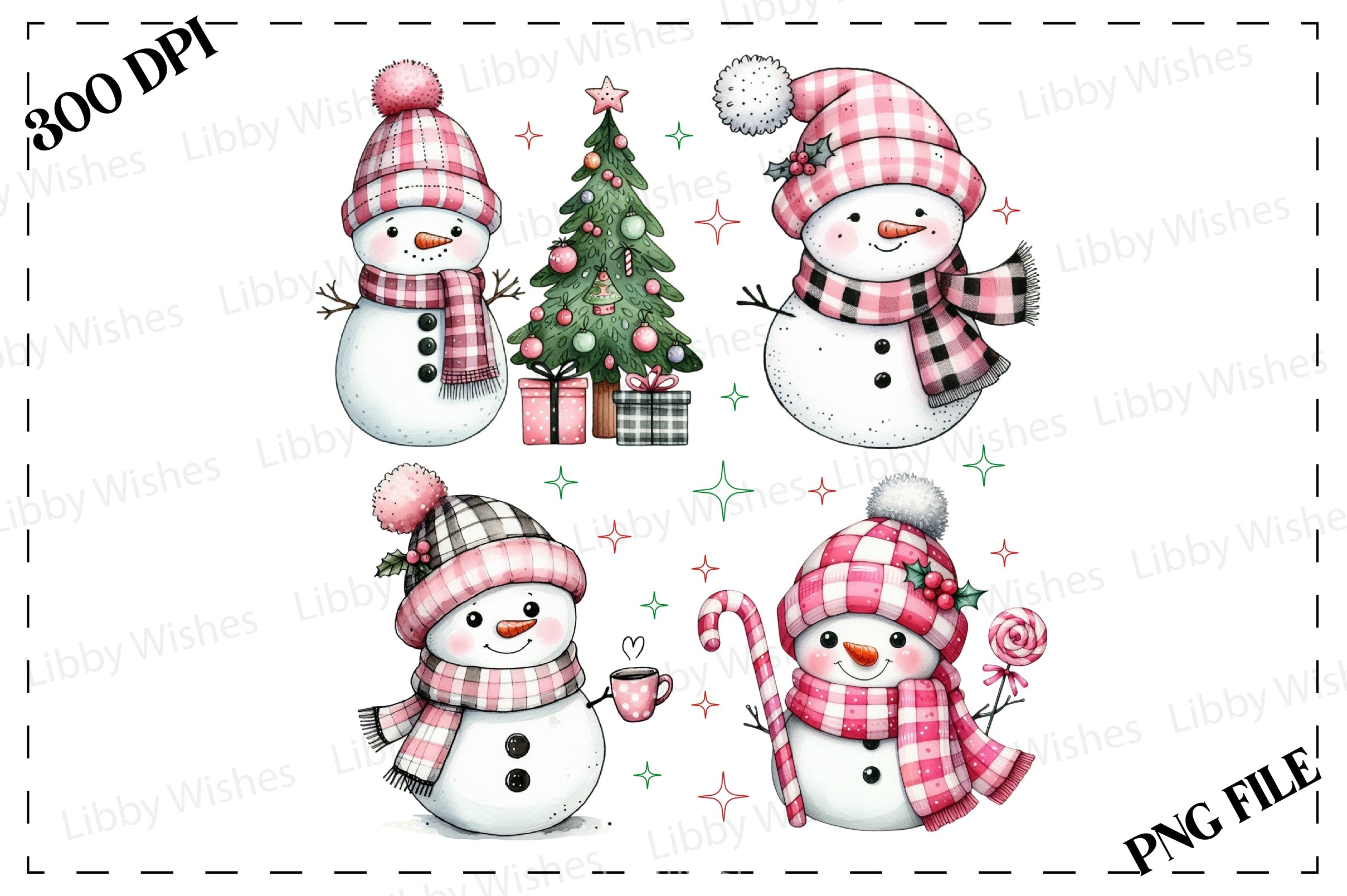 Christmas Snowman Clipart Bundle 12 - CraftNest - Digital Crafting and Art