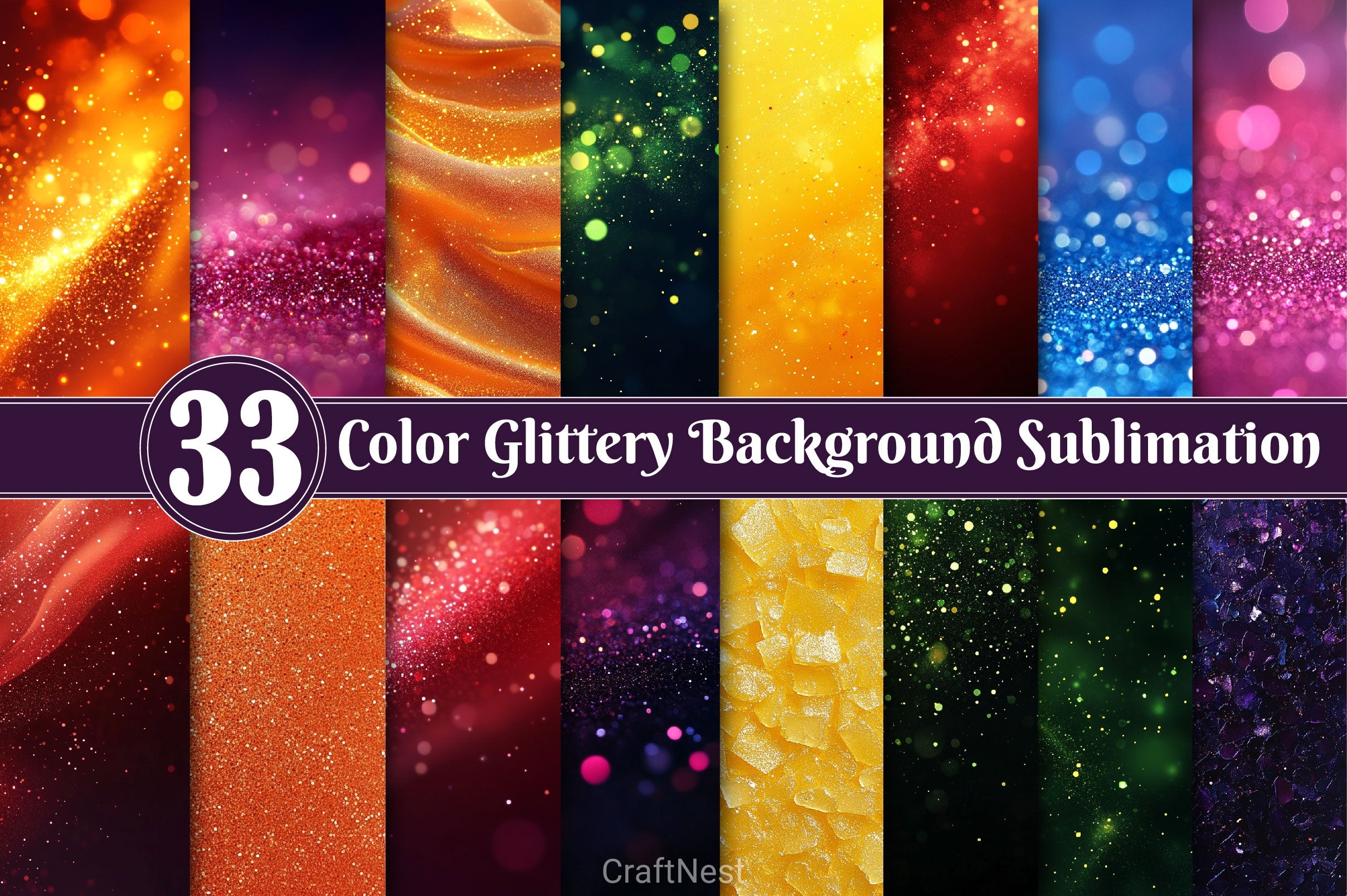 Color Glittery Background - CraftNest - Digital Crafting and Art