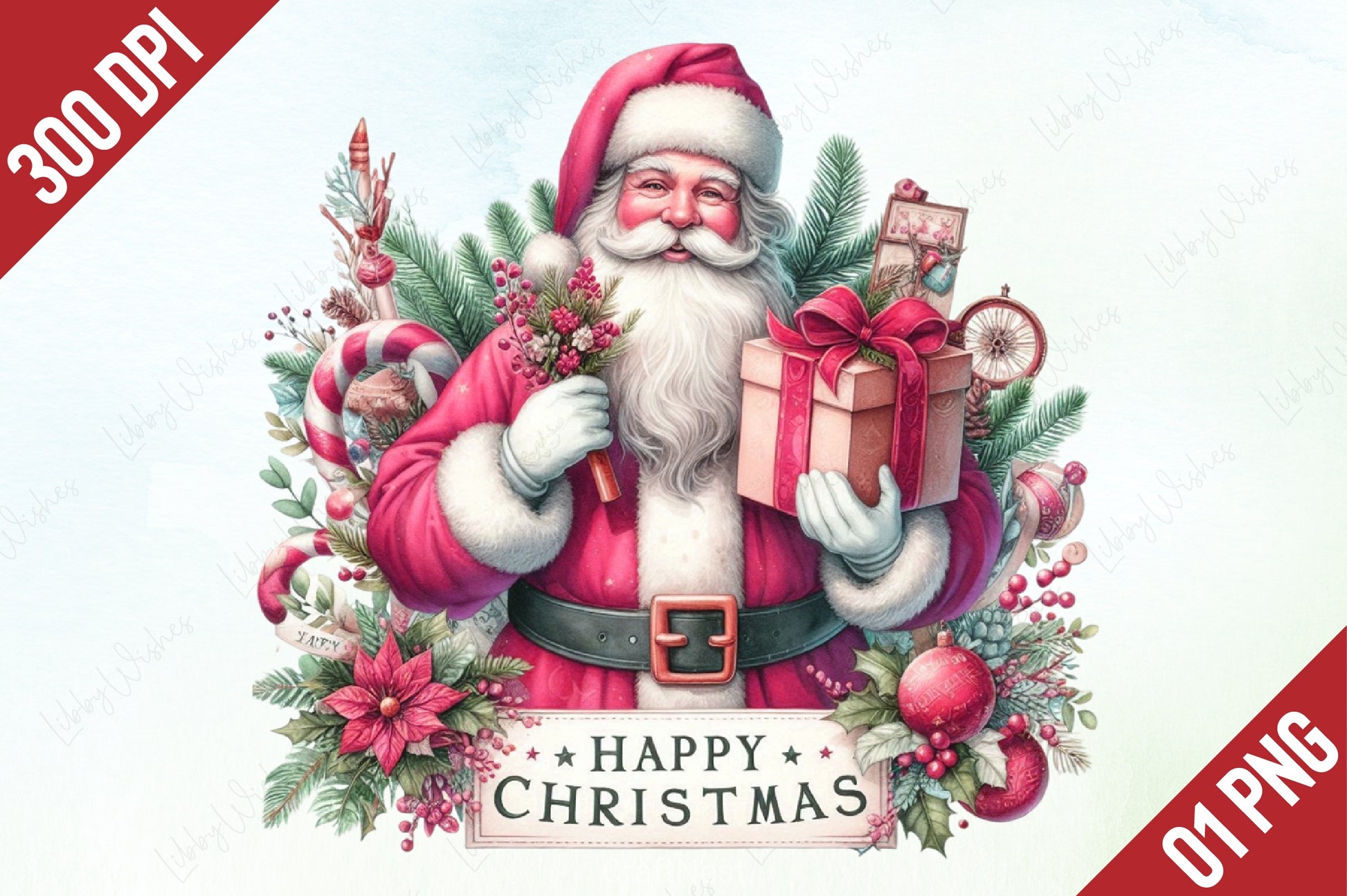 Funny Santa Claus Clipart Bundle - CraftNest - Digital Crafting and Art