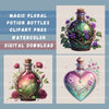 Magic Potion Bottles Clipart Bundle