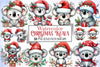 Christmas Koala Clipart Bundle 1
