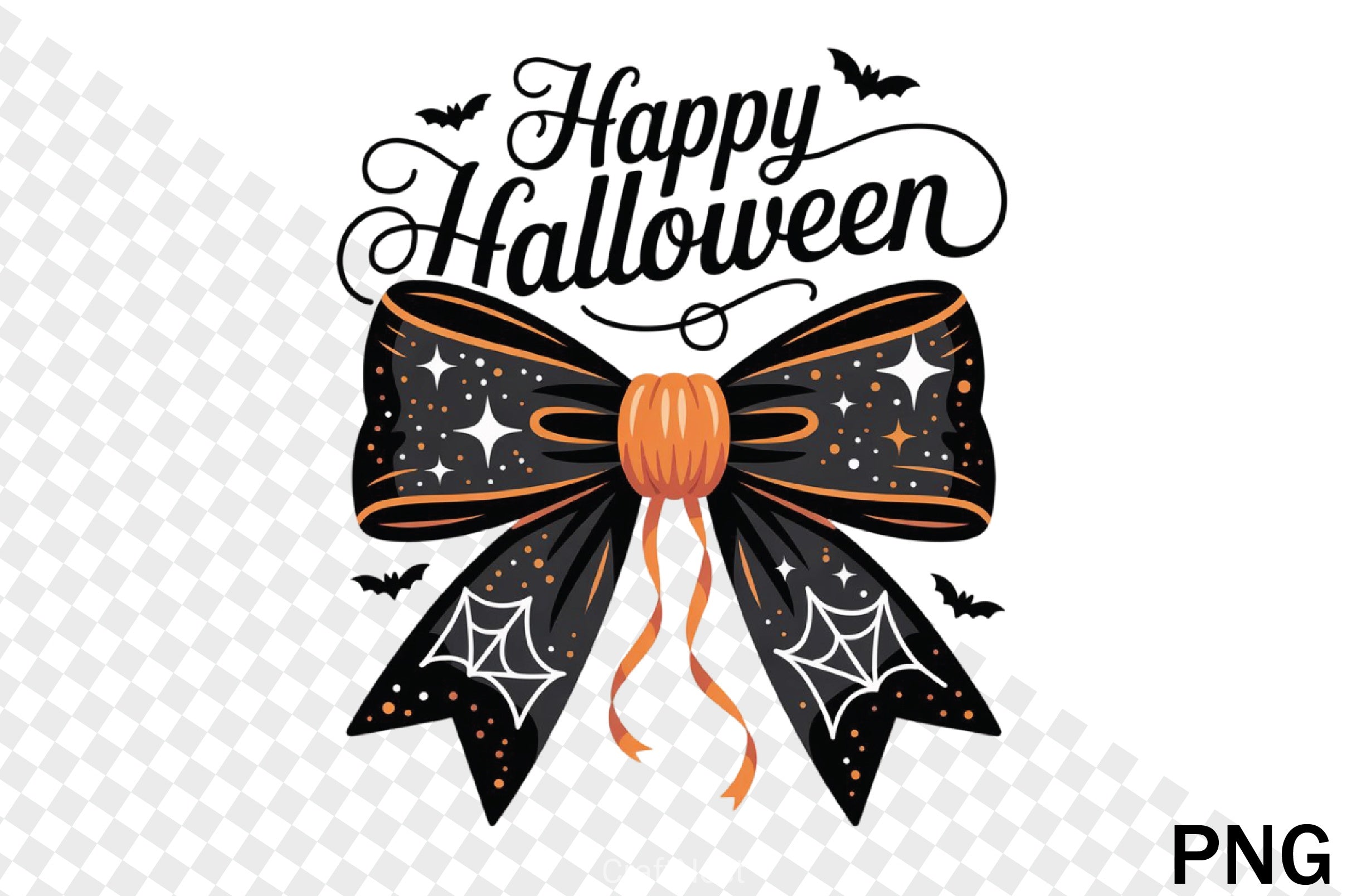 Happy Halloween Bow Clipart Bundle - CraftNest - Digital Crafting and Art