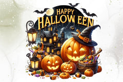 Cute Halloween Clipart Bundle 20 - CraftNest - Digital Crafting and Art