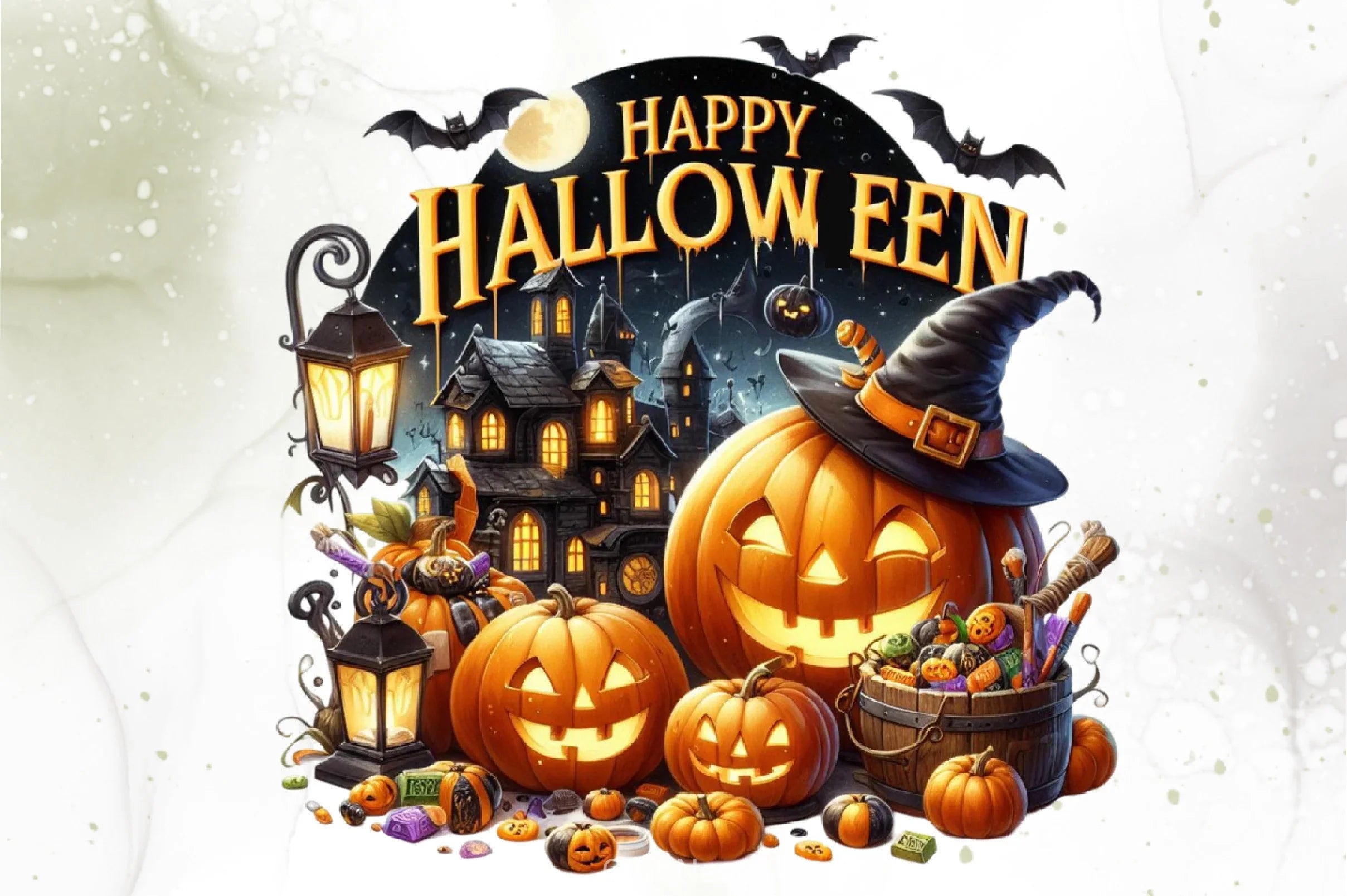 Cute Halloween Clipart Bundle 20 - CraftNest - Digital Crafting and Art