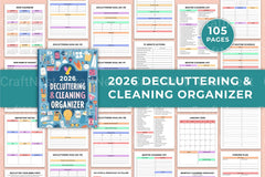 Decluttering and Cleaning Organizer KDP - CraftNest - Digital Crafting and Art