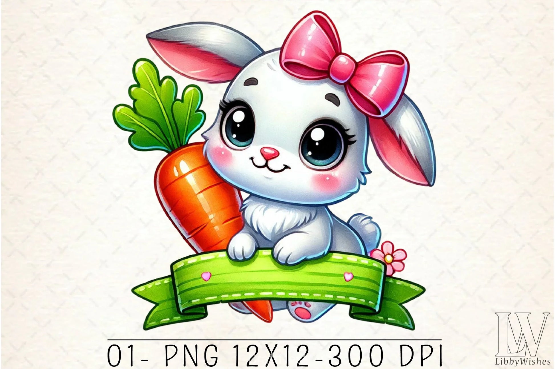 Easter Bunny Clipart Bundle 46 - CraftNest - Digital Crafting and Art