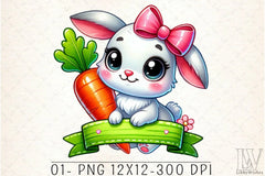 Easter Bunny Clipart Bundle 46 - CraftNest - Digital Crafting and Art