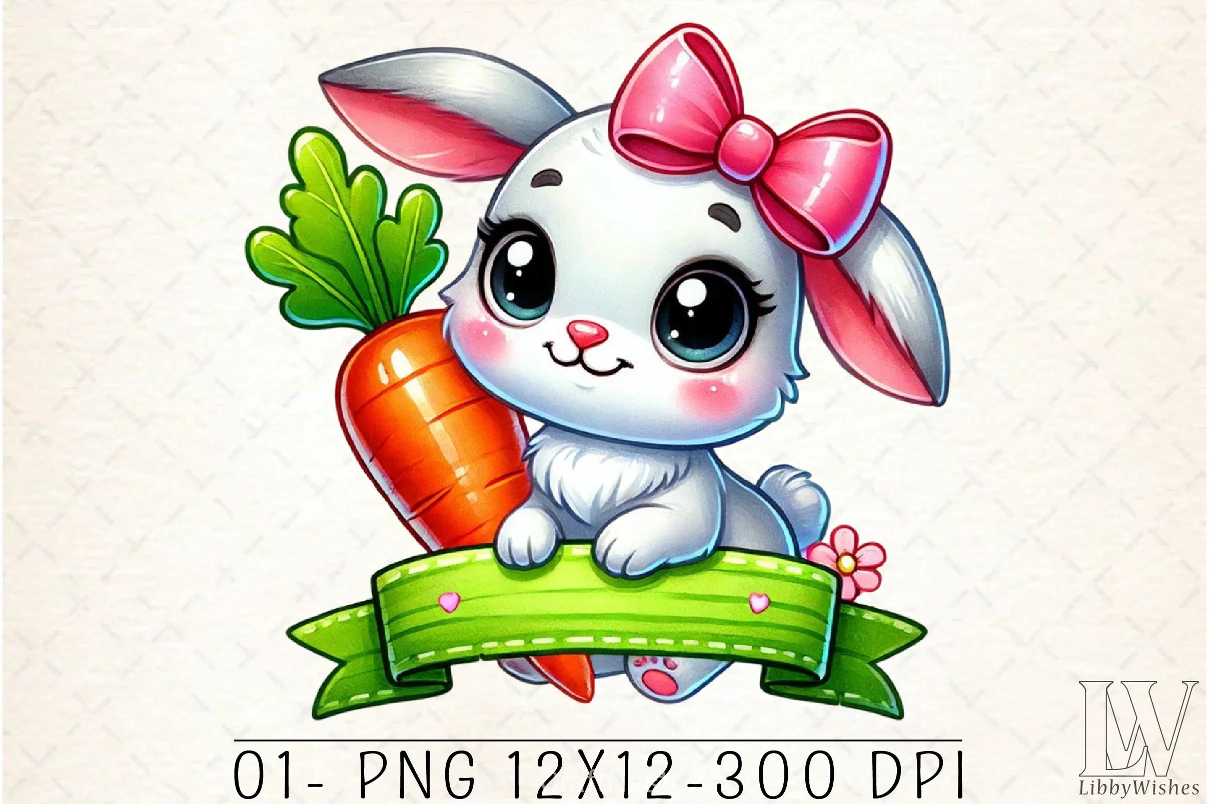 Easter Bunny Clipart Bundle 46 - CraftNest - Digital Crafting and Art