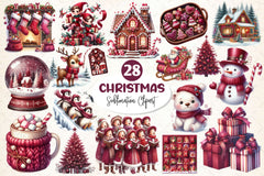 Whimsical Christmas Clipart Bundle - CraftNest - Digital Crafting and Art