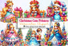 Christmas Princess Clipart Bundle 4