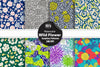 Wild Flower Seamless Patterns