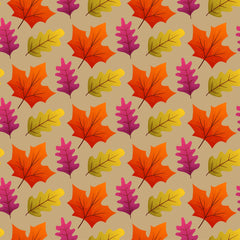 Fall Leaves Seamless Digital Paper - CraftNest - Digital Crafting and Art