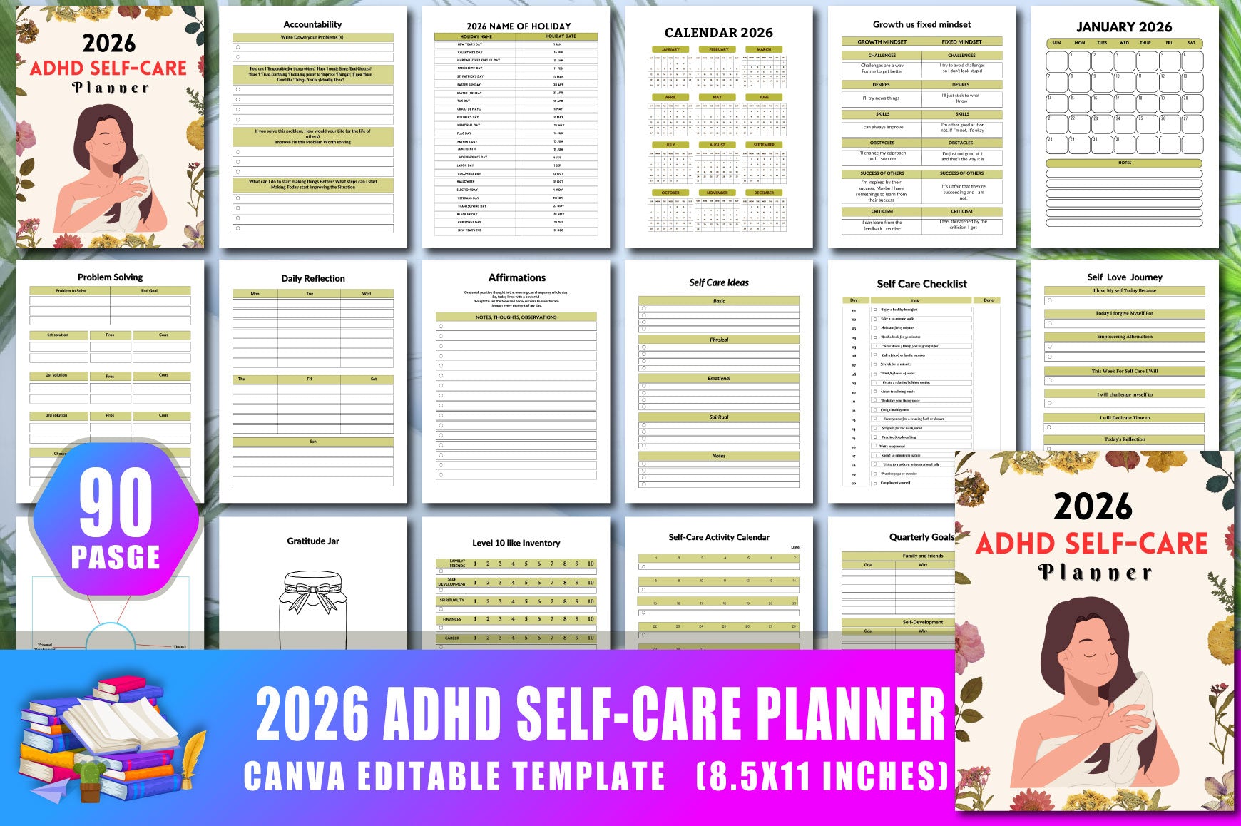 ADHD Self-Care Planner