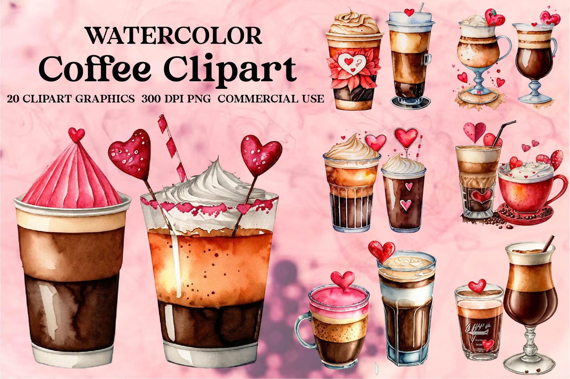 Coffee Clipart Bundle - CraftNest - Digital Crafting and Art