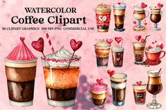 Coffee Clipart Bundle - CraftNest - Digital Crafting and Art