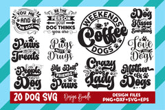 Dog SVG Bundle 16 - CraftNest - Digital Crafting and Art