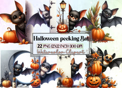 Halloween Bat Clipart Bundle - CraftNest - Digital Crafting and Art