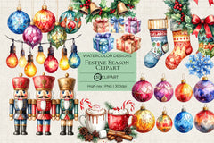 Festive Season Clipart - CraftNest - Digital Crafting and Art
