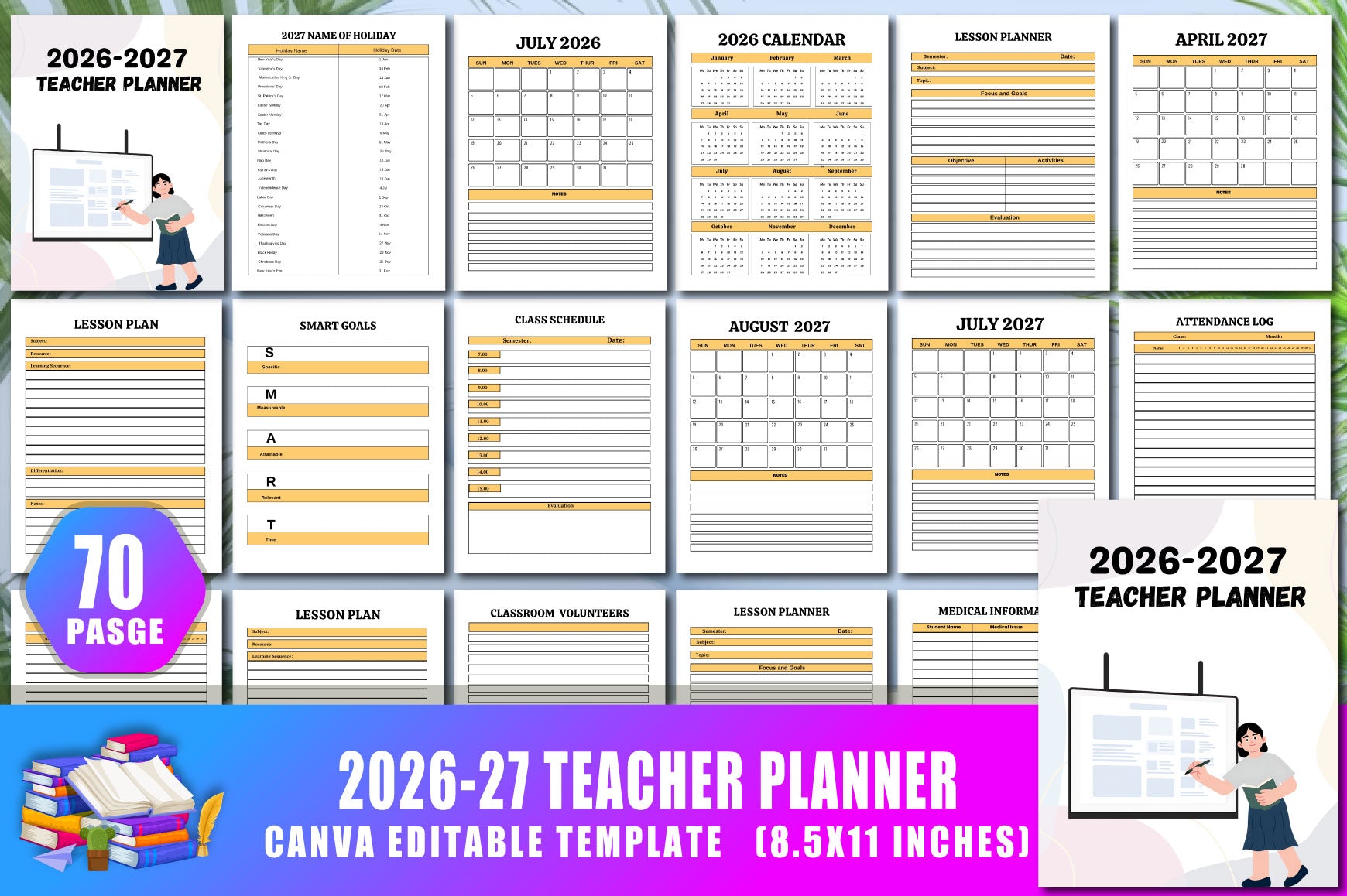 Teacher Planner Minimal Changes