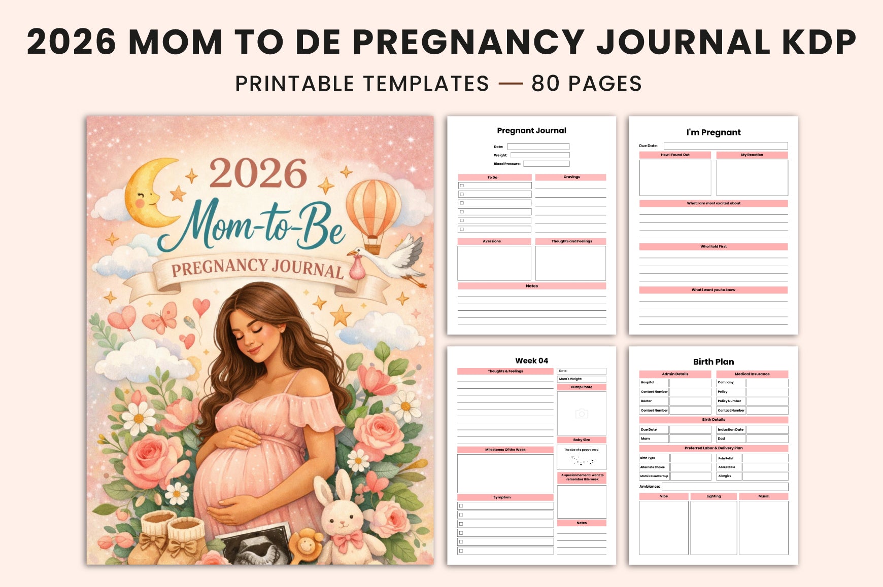 Mom To Be Pregnancy Journal