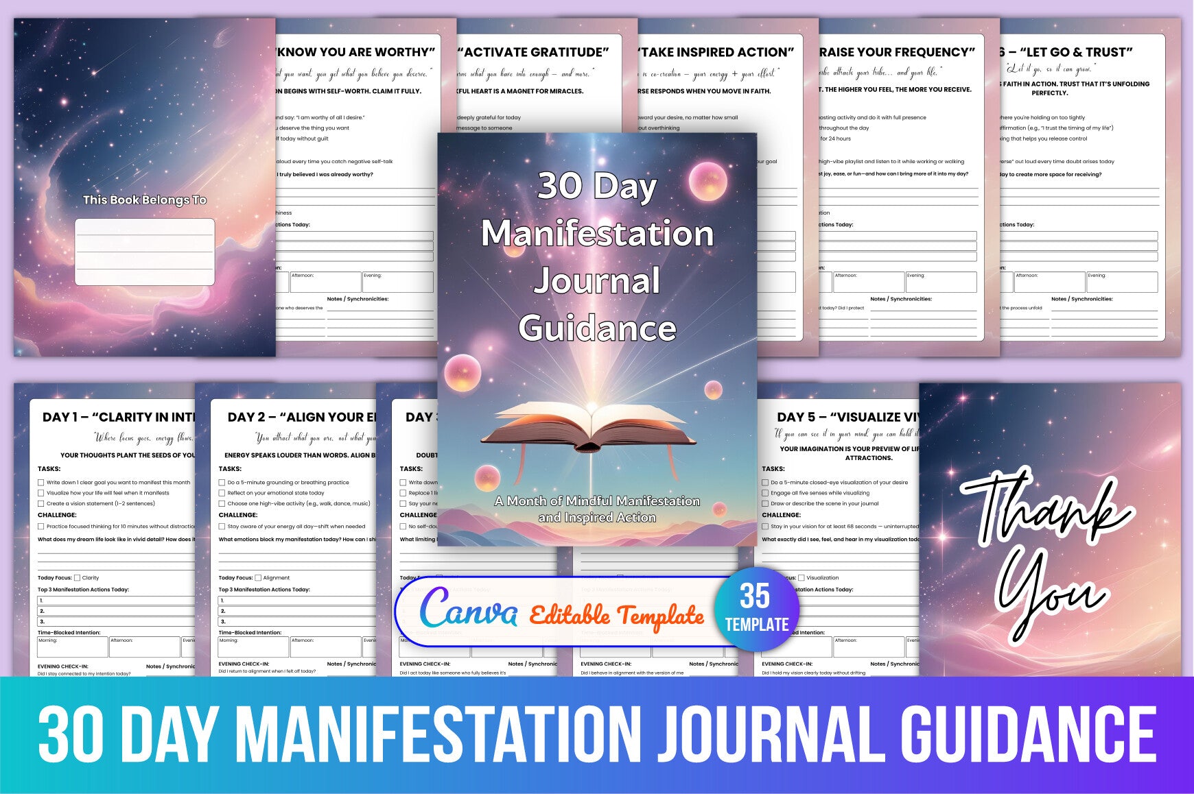Day Manifestation Guidance Journal