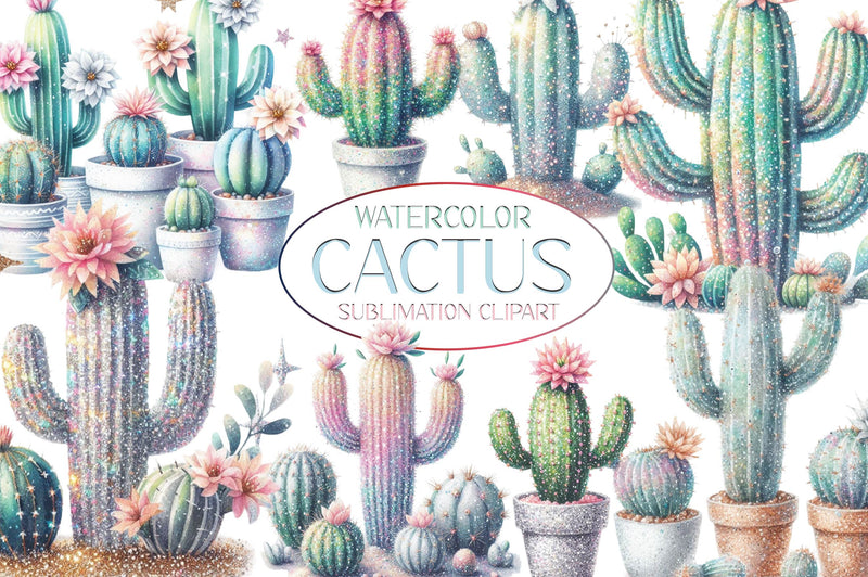 Cactus Clipart Bundle - CraftNest - Digital Crafting and Art
