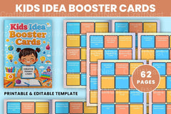 Kids Idea Booster Cards for Creative Play - CraftNest - Digital Crafting and Art
