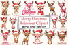 Reindeer Christmas Clipart Bundle