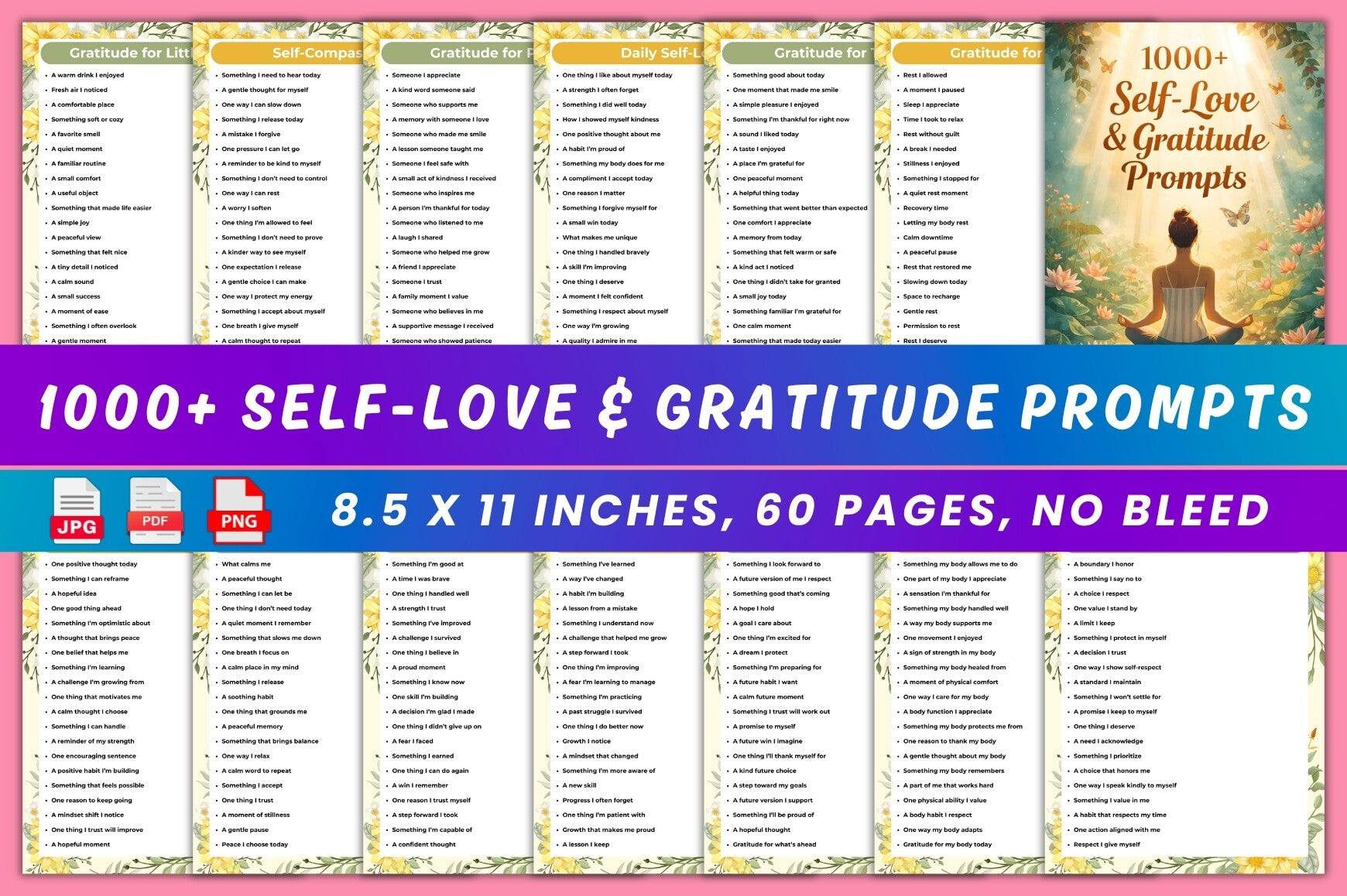 Self-Love Gratitude Prompts