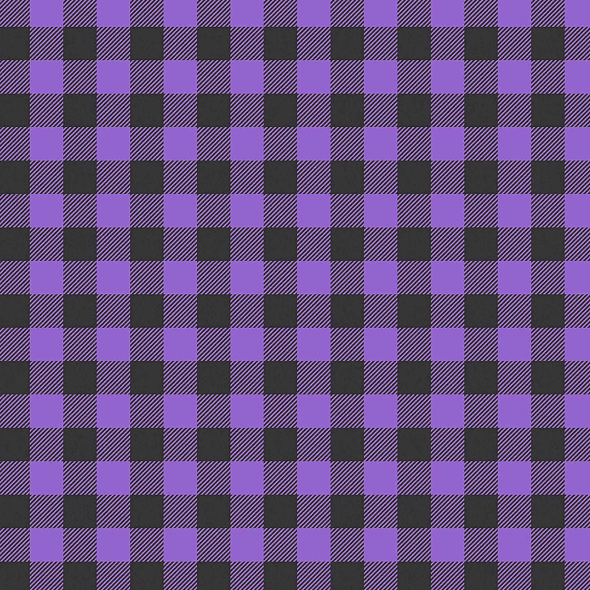 Halloween Plaid Seamless Digital Paper - CraftNest - Digital Crafting and Art