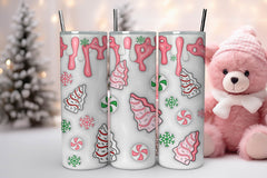 3D Inflated Christmas Tumbler Bundle 10 - CraftNest - Digital Crafting and Art