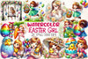 Easter Girl Clipart Bundle