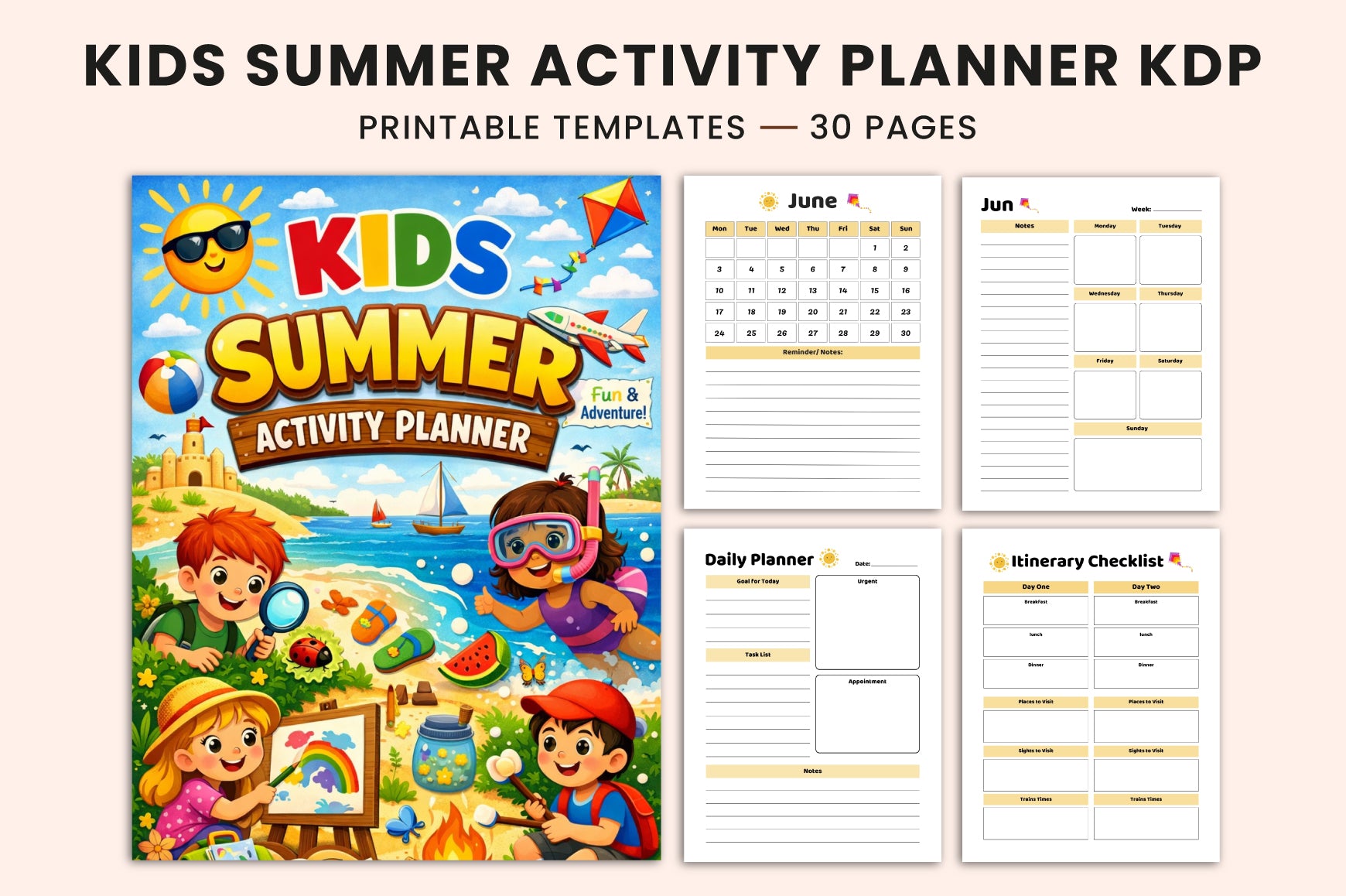 Kids Summer Activity Planner