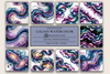 Galaxy Watercolor Background Papers