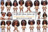 Cute Black Girl Clipart Bundle