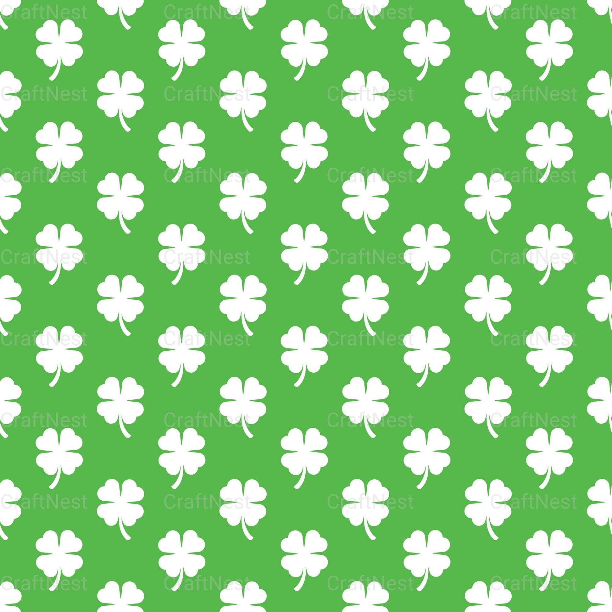 St. Patrick's Day Seamless Digital Paper - CraftNest - Digital Crafting and Art